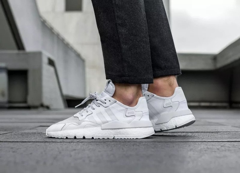 adidas Nite Jogger Triple White BD7676 Grailify